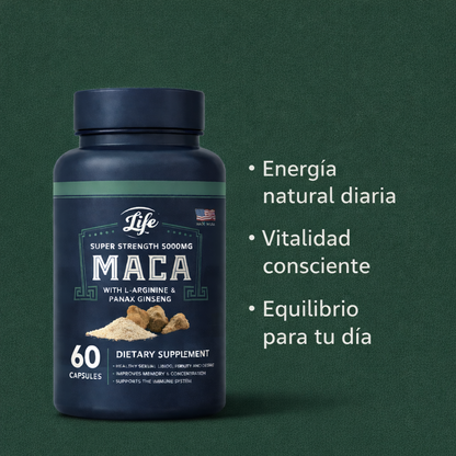 Maca Andina 5000 mg · Energía Natural